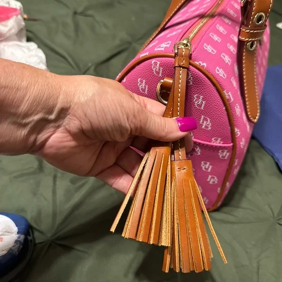 Dooney & Bourke Pink Kendra Satchel - Picture 14 of 14